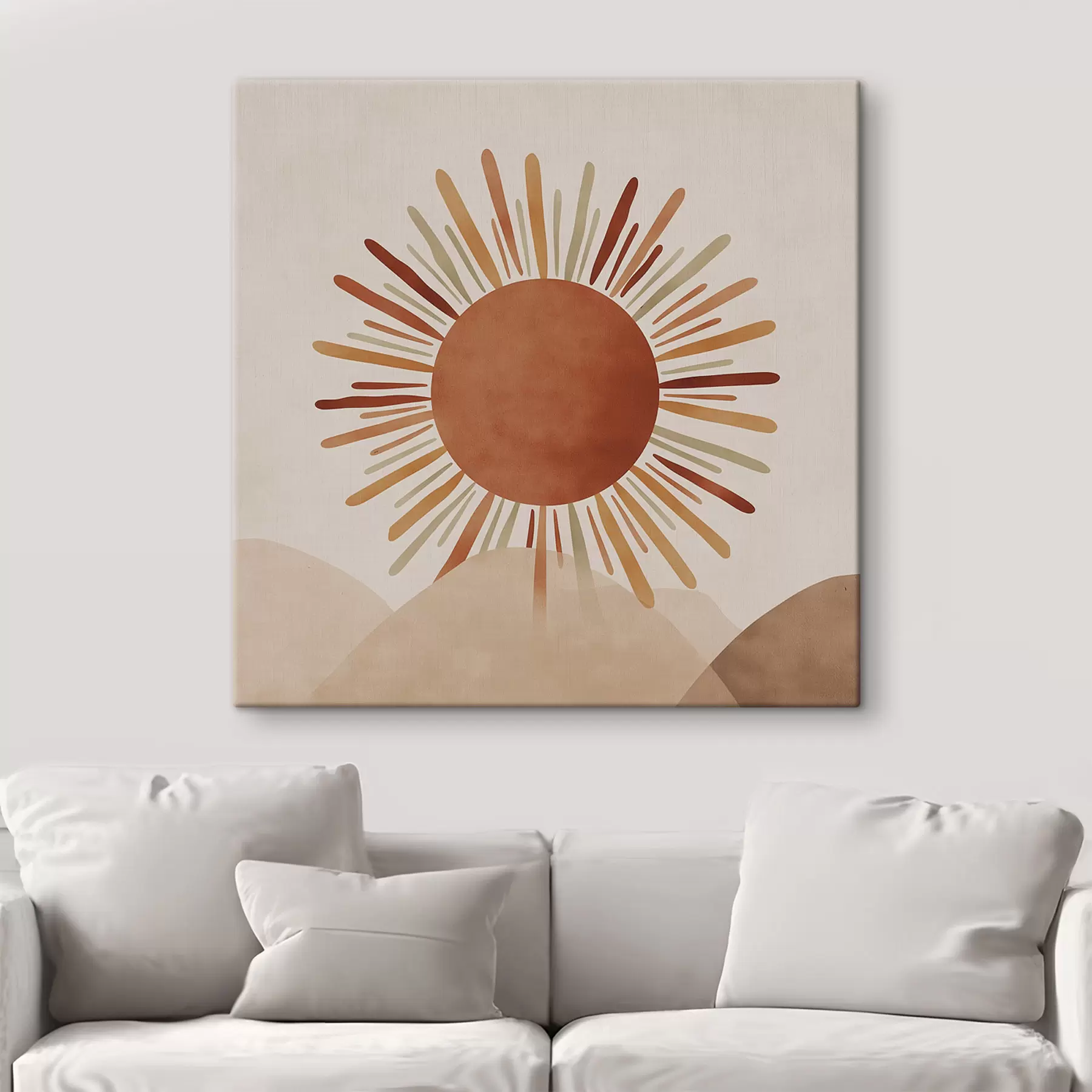 murales Ilustración de un sol con rayos s48455