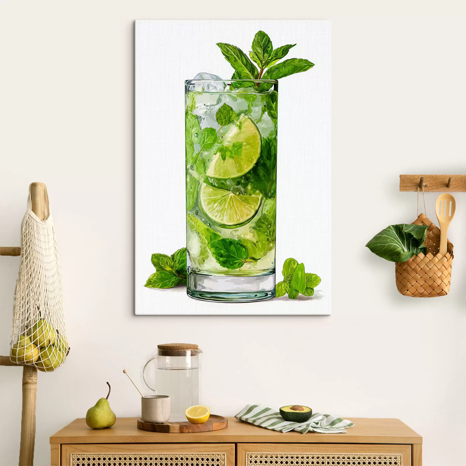 wall murals Mint Drink with Ice s48462