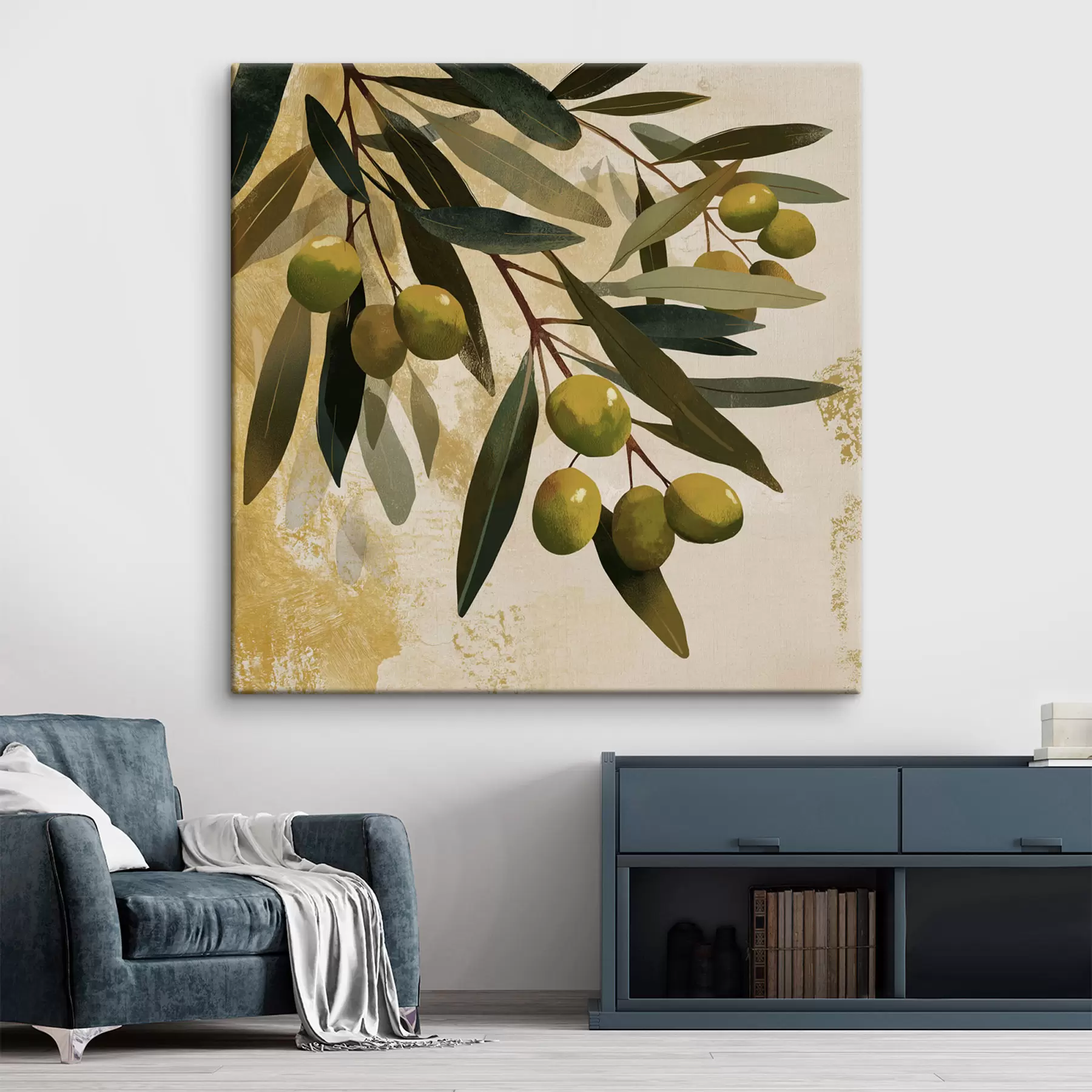 wall murals Olive Tree Leaves s48464