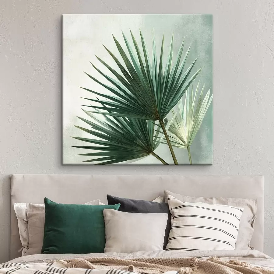 murales Composición de hojas de palmera s48465