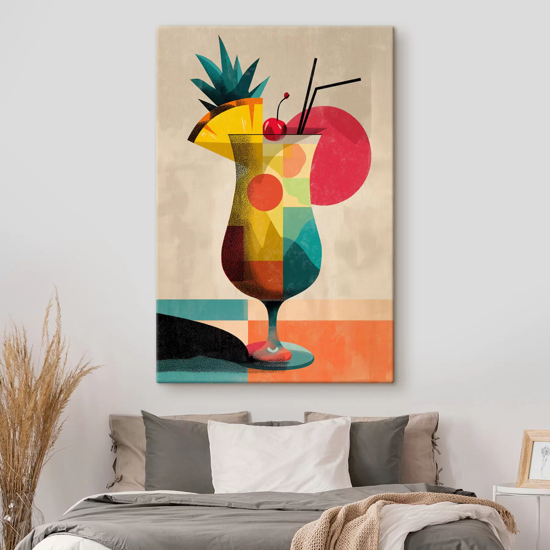 murales Ilustración de un cóctel de frutas s48471