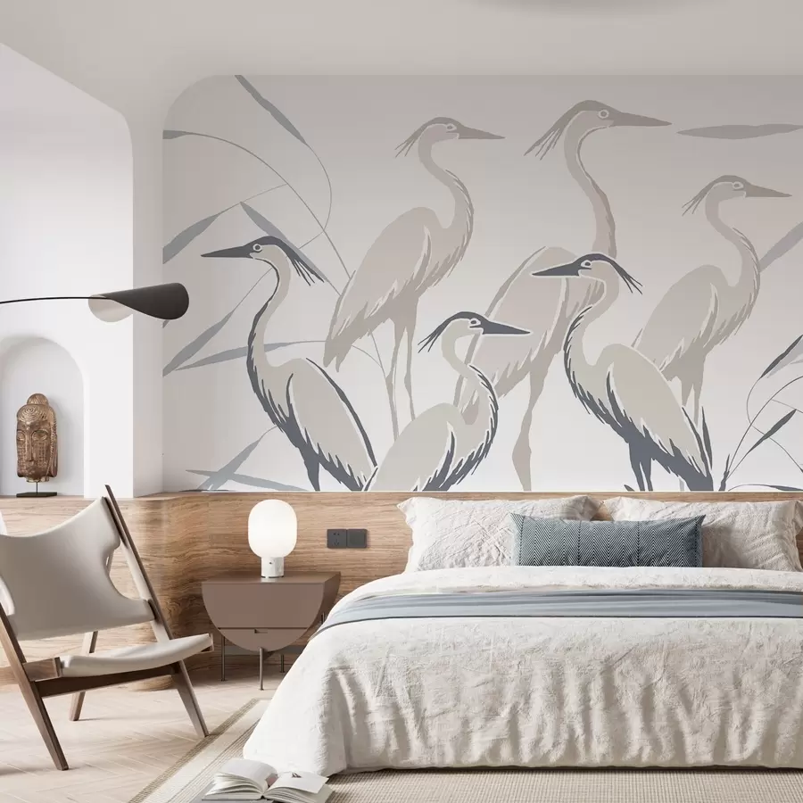 Wall Mural Photo Wallpaper Herons w05397