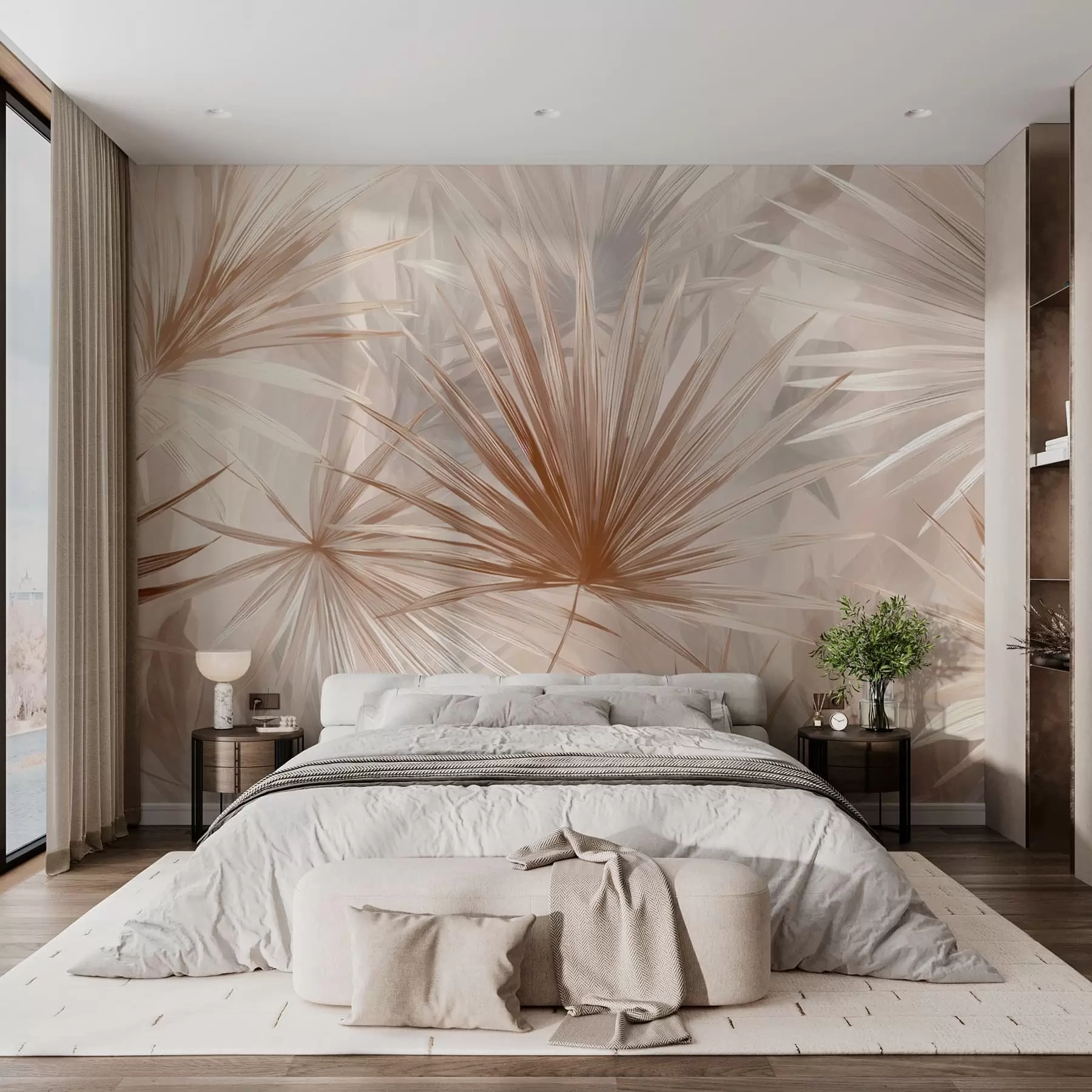murales Bragea, hojas puntiagudas w05405