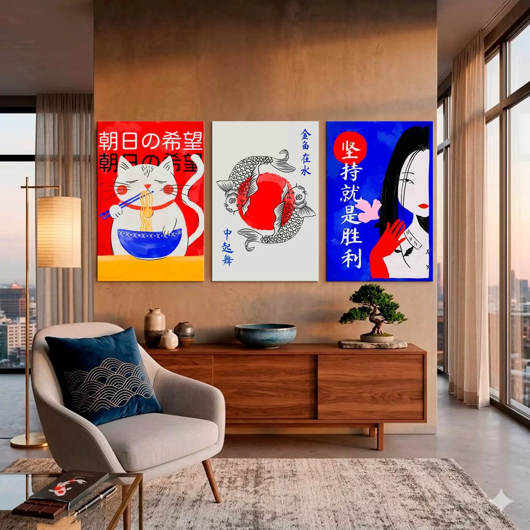 wall murals Life text with black and white food sketch m30239