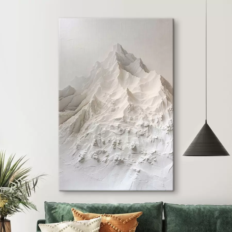 wall murals Textured abstract mountain forms in light tones s48495