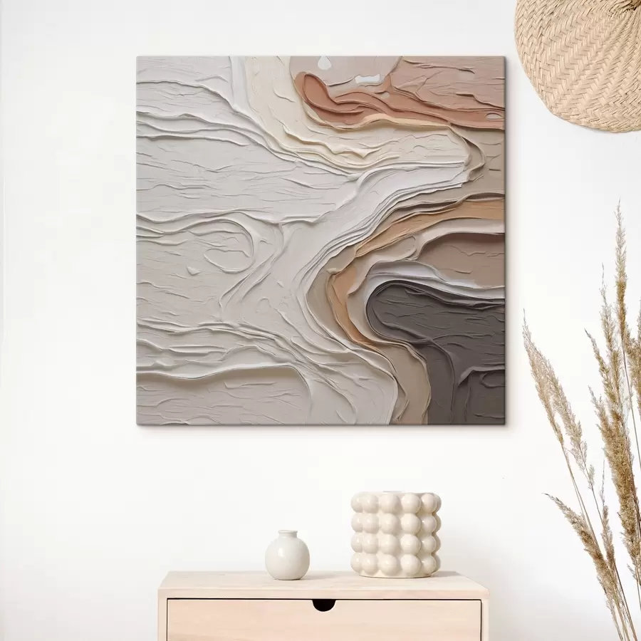 murales Composición abstracta imitación de pintura s48507