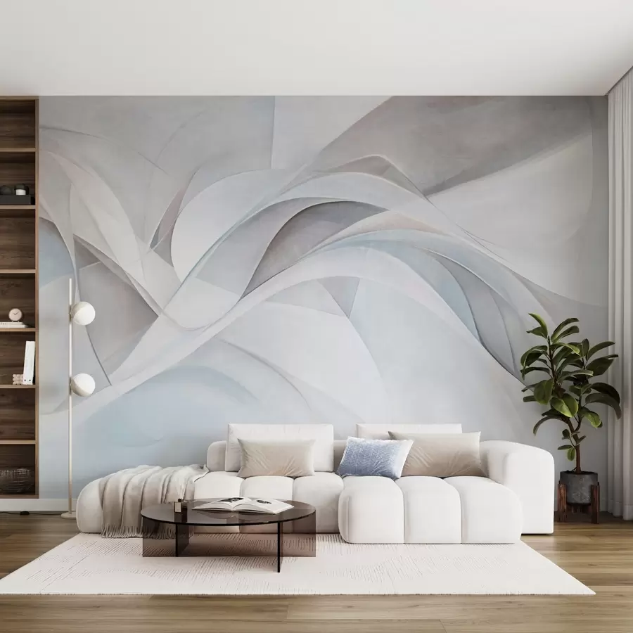 murales Formas abstractas y fluidas, arte moderno con textura w09766v1