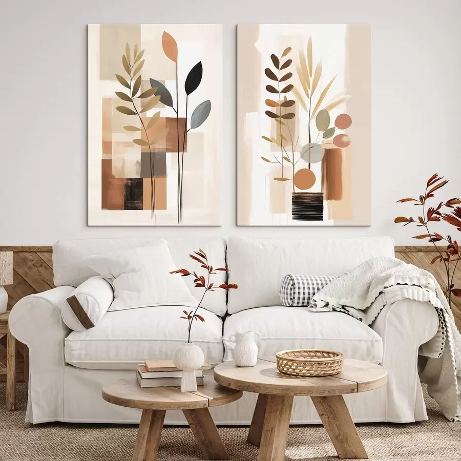 wall murals Abstract botanical composition m30251