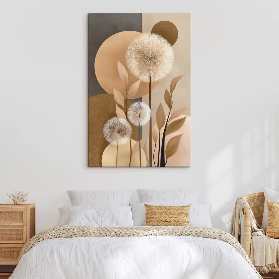 murales Abstracción con dientes de león s48283