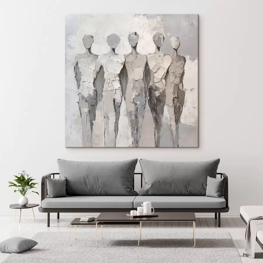 wall murals Modern abstract silhouettes s48286