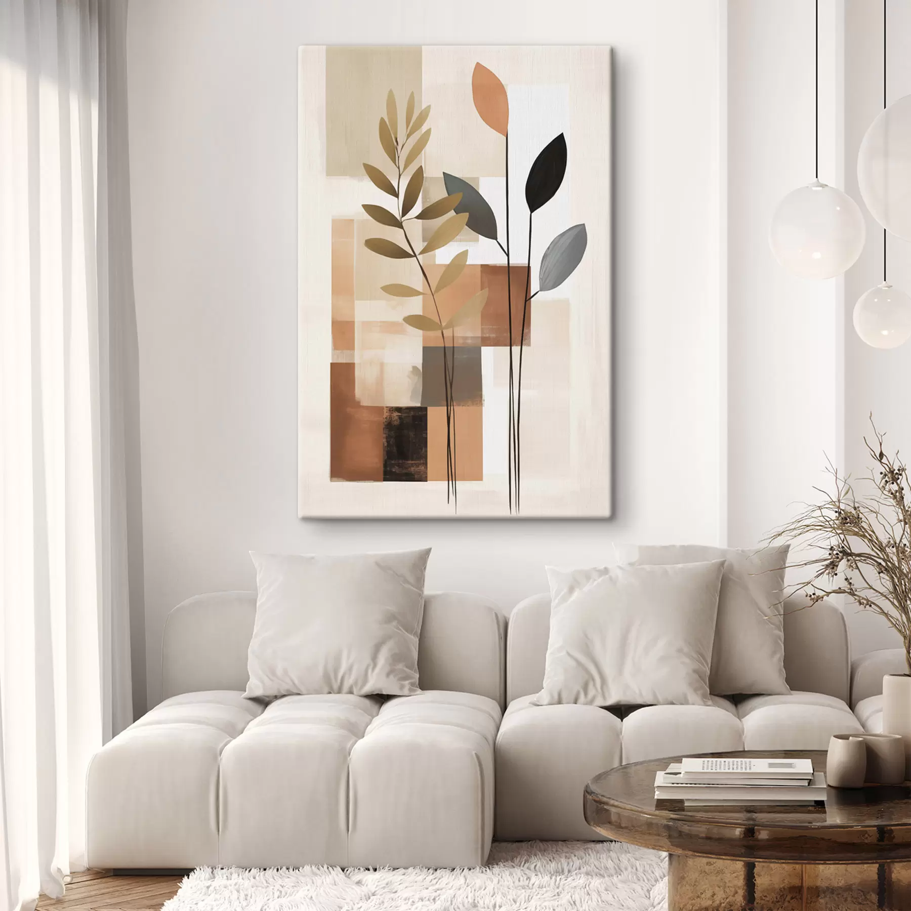 wall murals Abstract botanical composition s48516