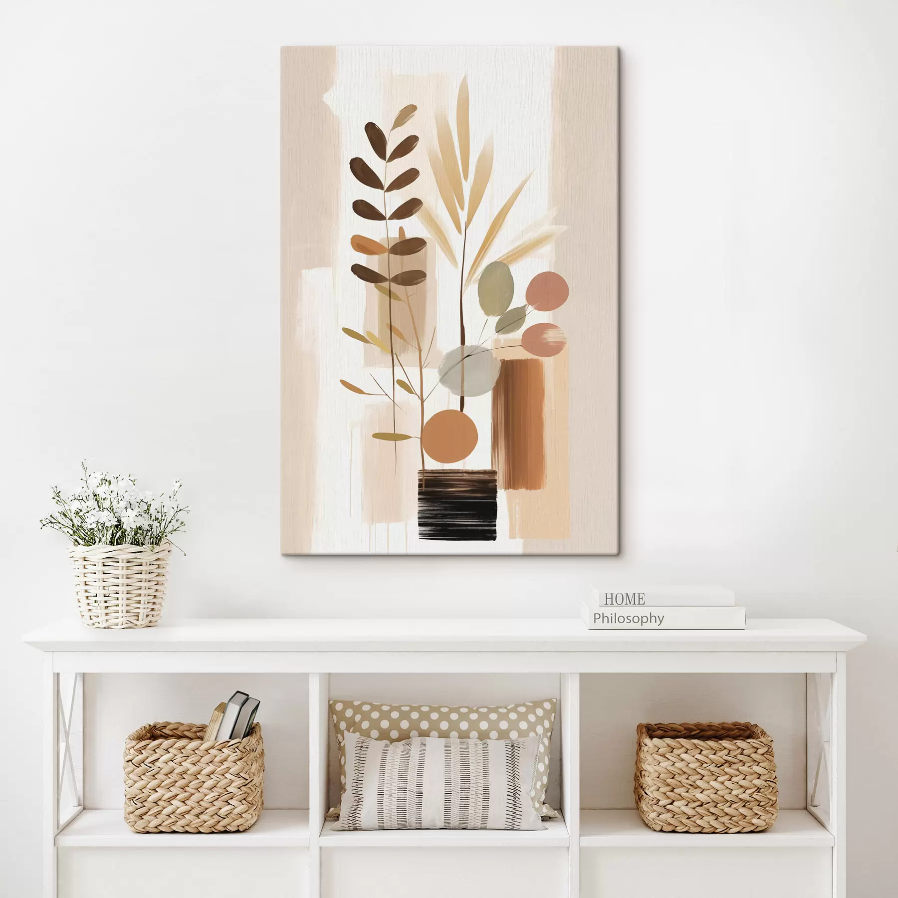 wall murals Abstract botanical composition s48517