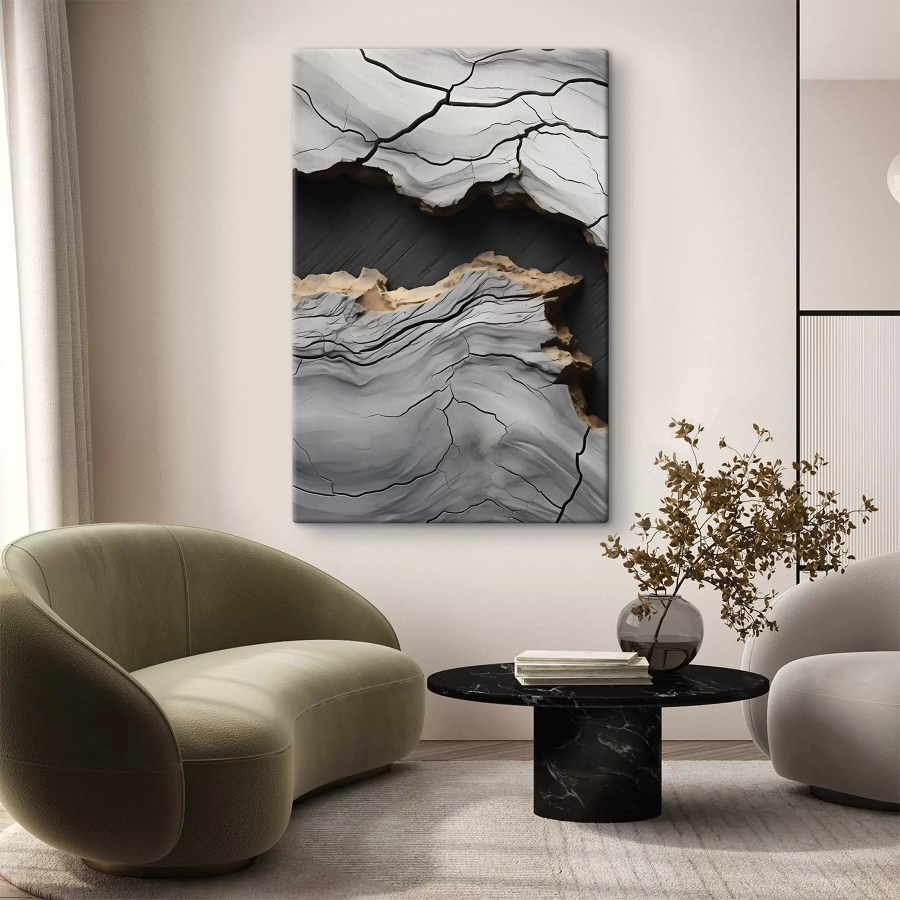 wall murals Depth of Stone s48541