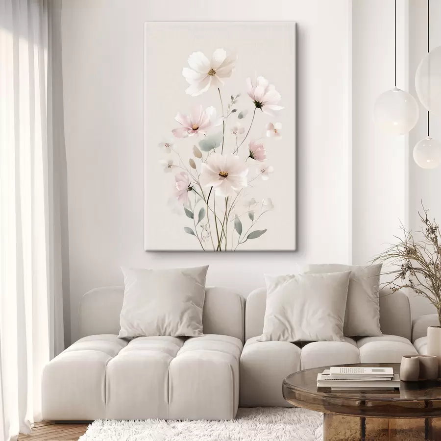 murales delicadas flores silvestres s48533