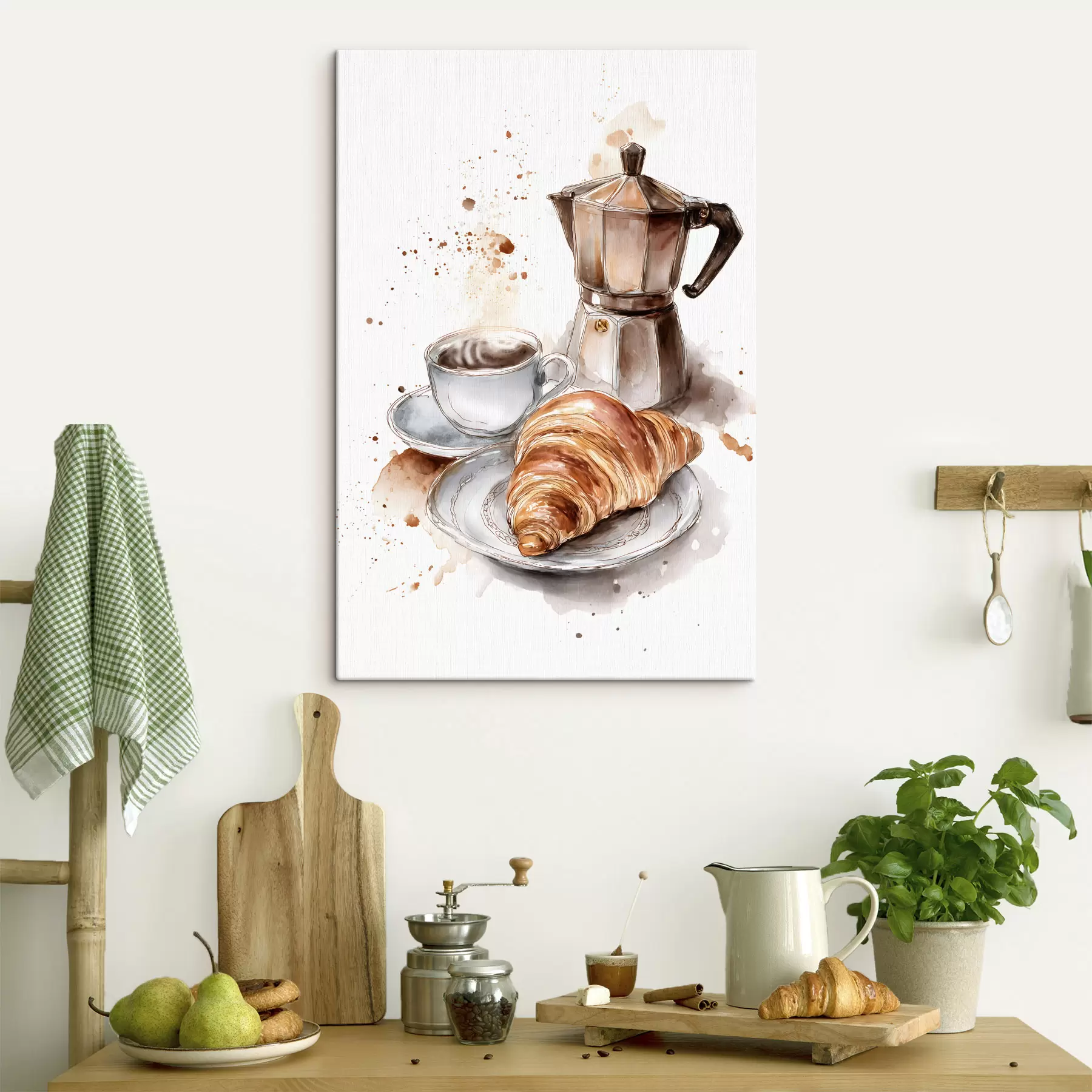 murales Naturaleza muerta con café s48555
