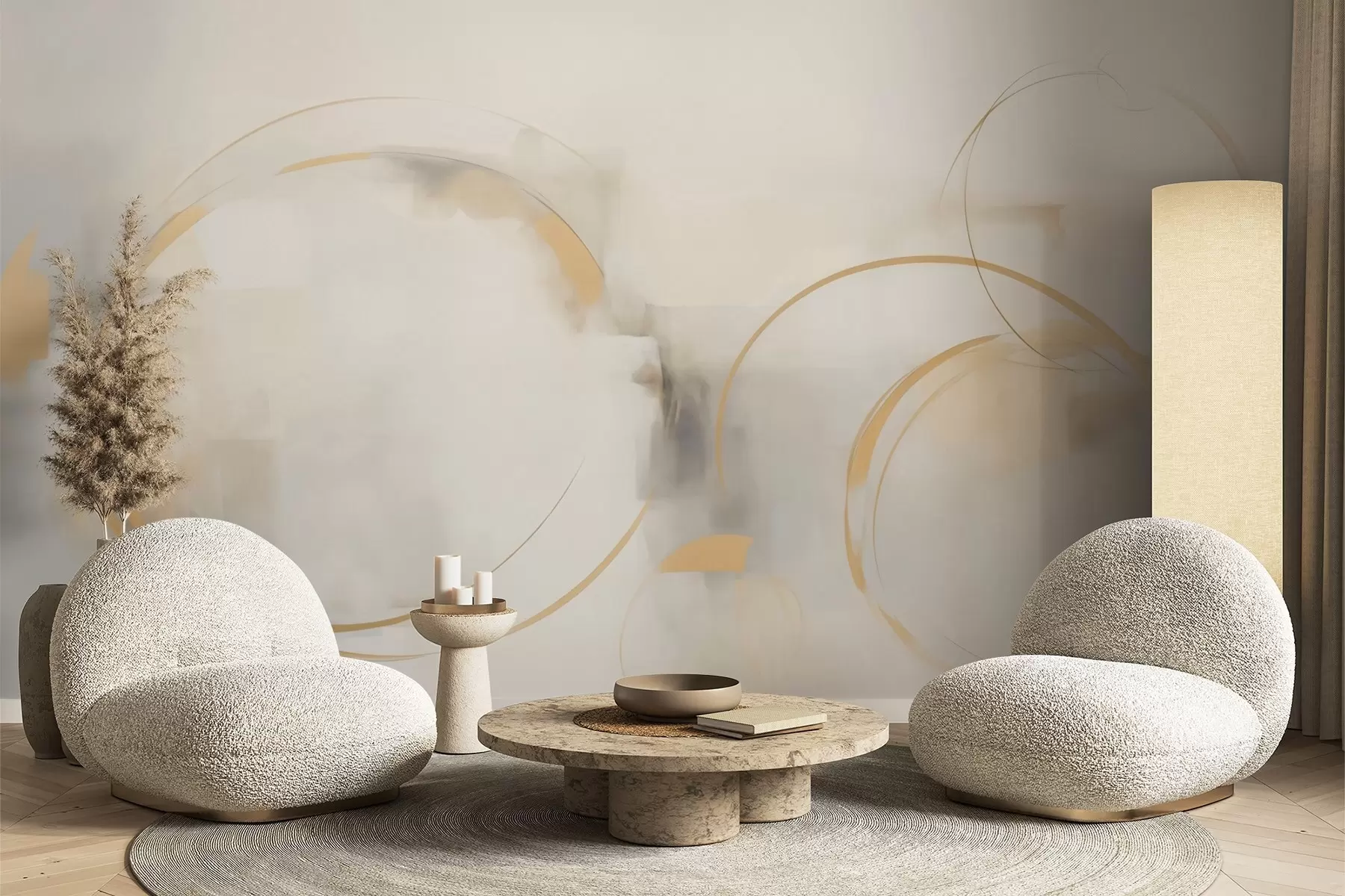 peintures murales Abstraction w05418