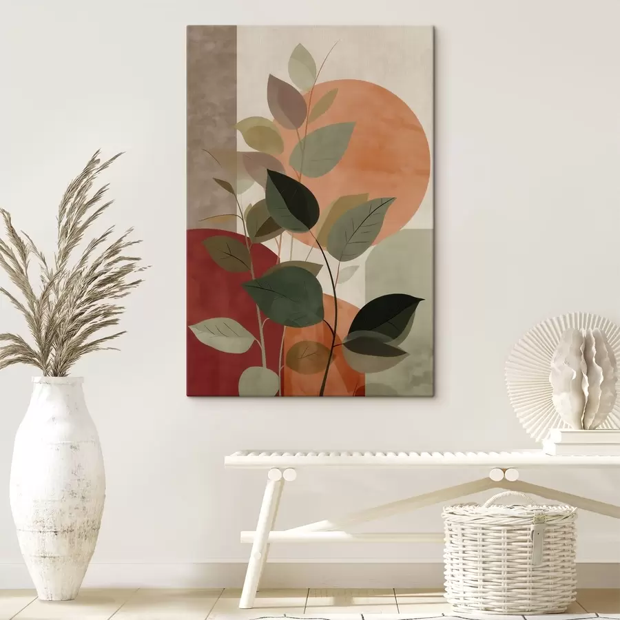 wall murals Abstract plant leaves s48559