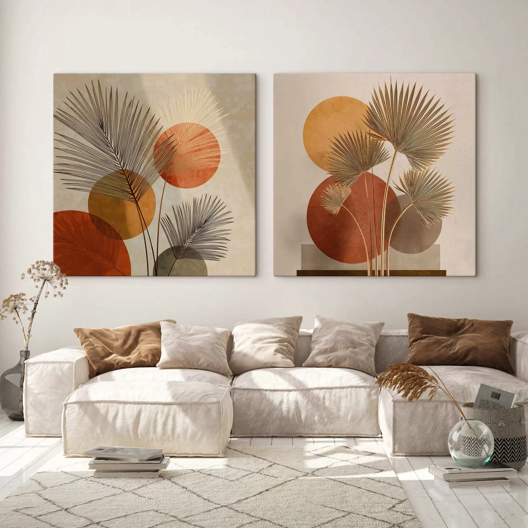 wall murals Abstract palm leaves m30265