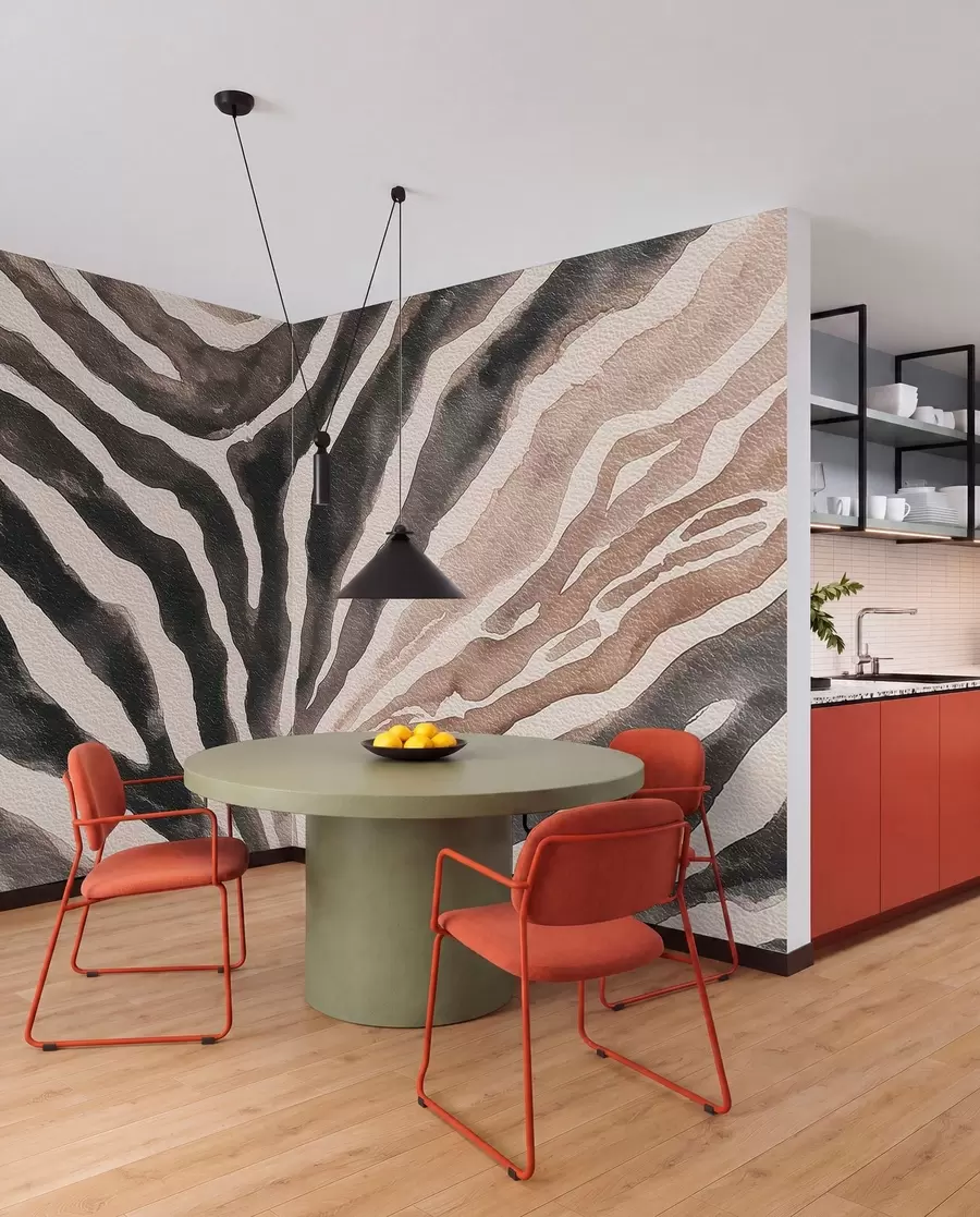 Wall Mural Photo Wallpaper Soft abstraction with natural textures in neutral tones w09801