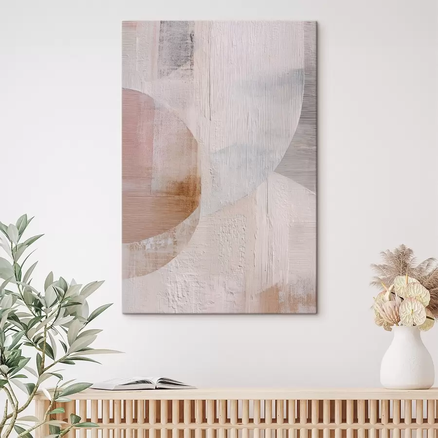 wall murals Textured background with layered elements in contemporary painting style s48190