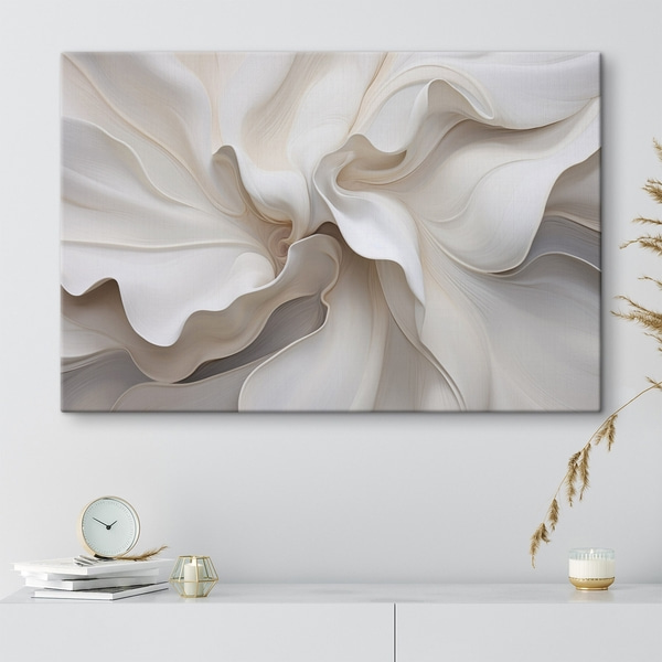 Canvas Abstraction, Flower canvas, s48588 : Uwalls.com