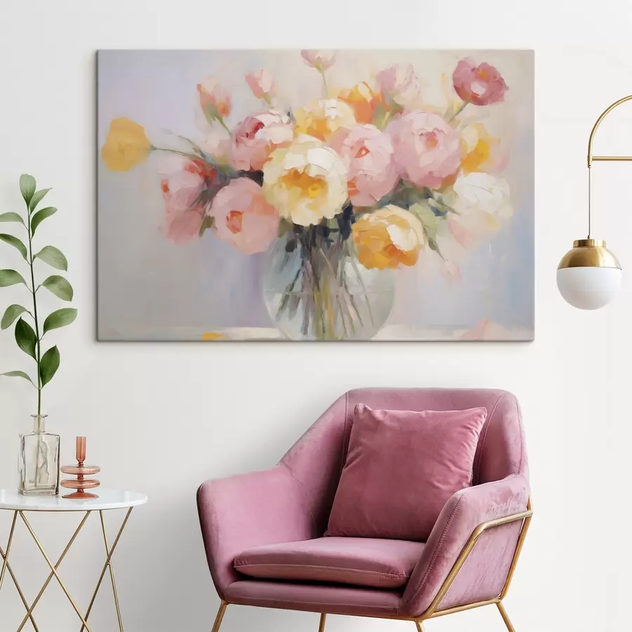 murales Un ramo de flores en un jarrón s48592