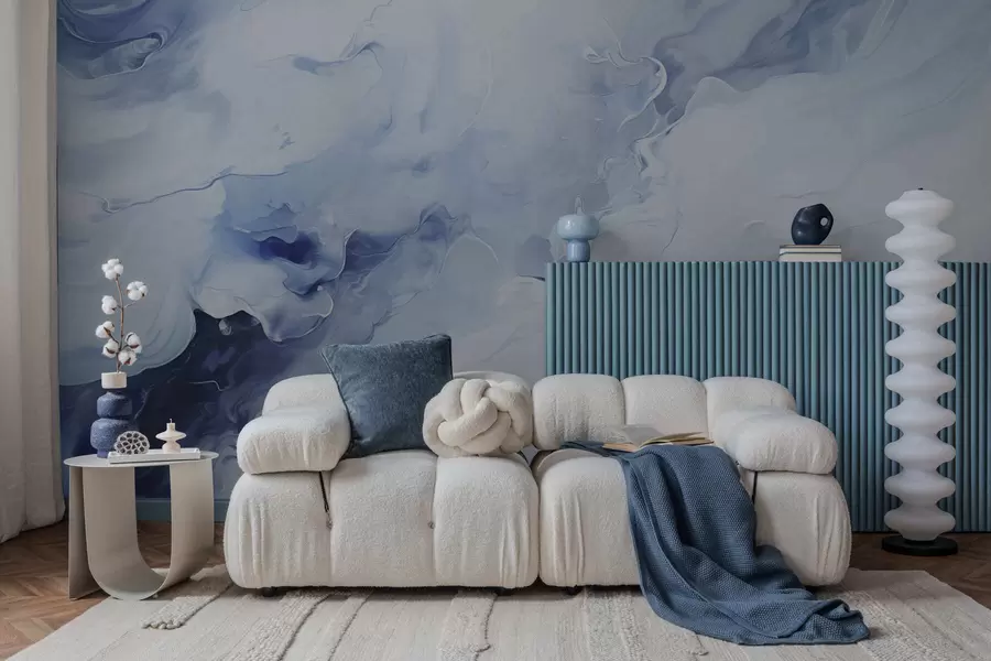 peintures murales Veines de marbre raffinées w05441