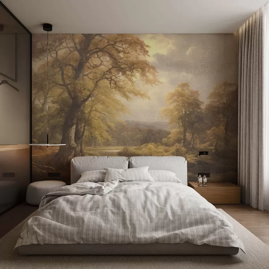 Wall Mural Photo Wallpaper Vintage forest w05447