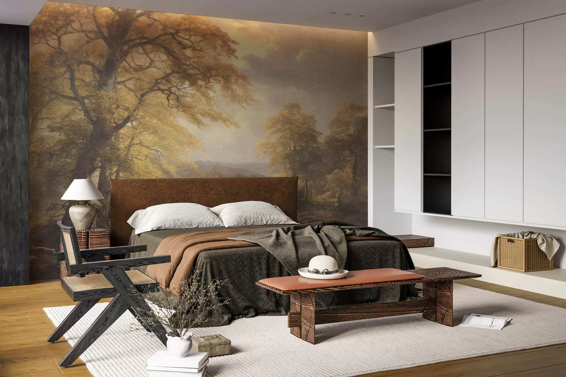 murais de parede Floresta antiga w05447