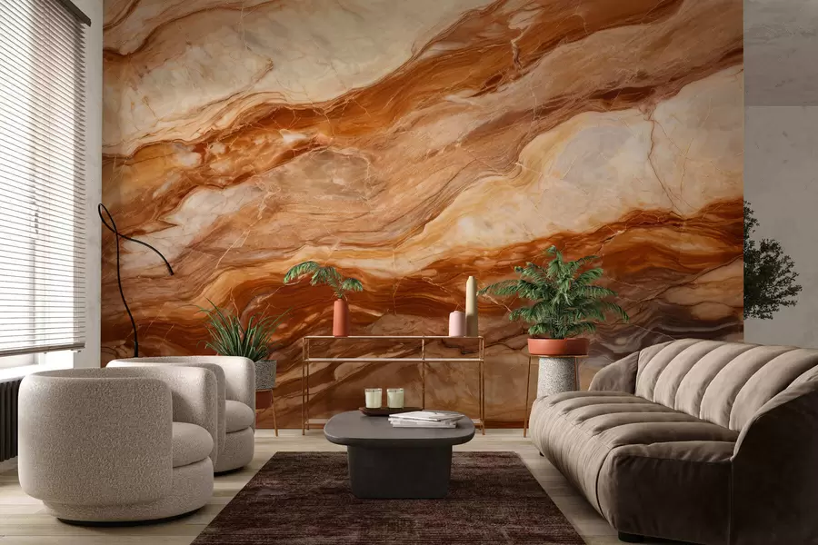 peintures murales Effet marbré w05455