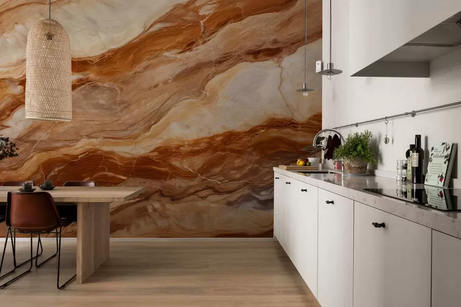 Wall Mural Photo Wallpaper Marble effect w05455