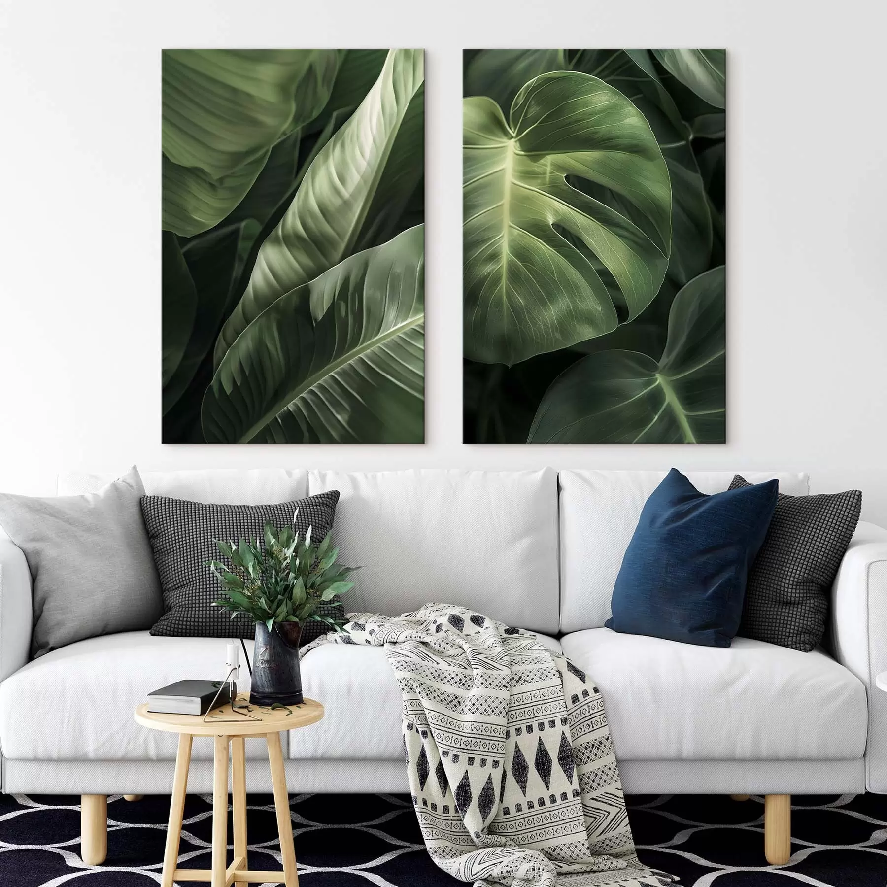 wall murals Botany, tropical leaves m30274