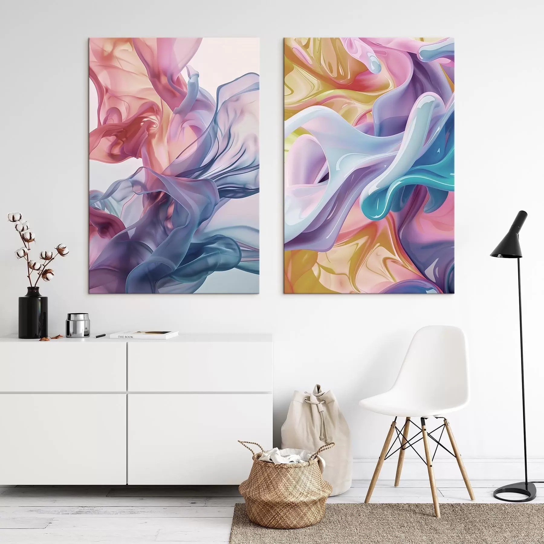 wall murals Colorful shapes m30276