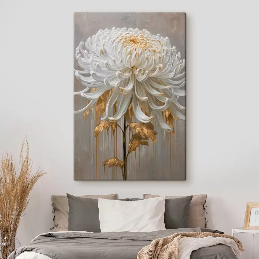 murales Una gran flor abstracta s48520