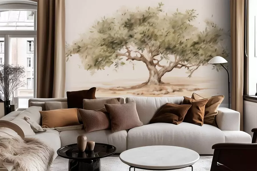 peintures murales Arbre w05439