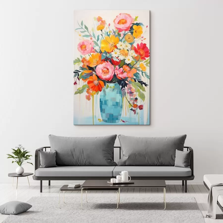 murales Flores brillantes s48643