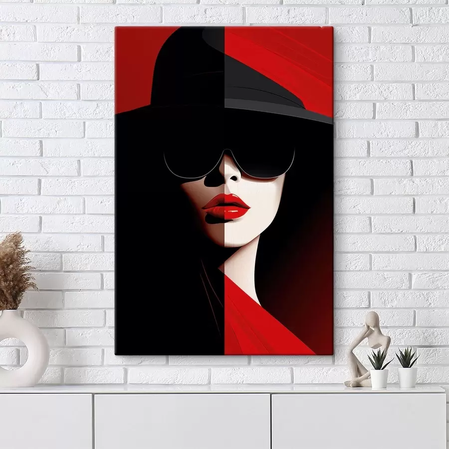 murales Mujer con sombrero s48649