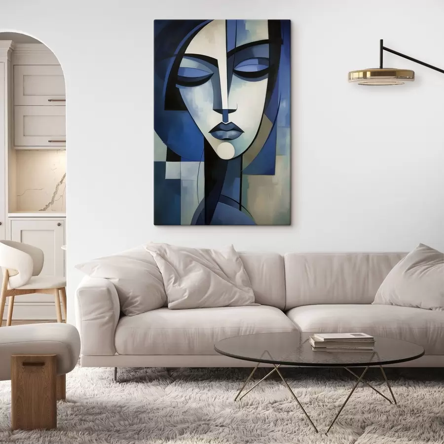 wall murals Abstract face s48660