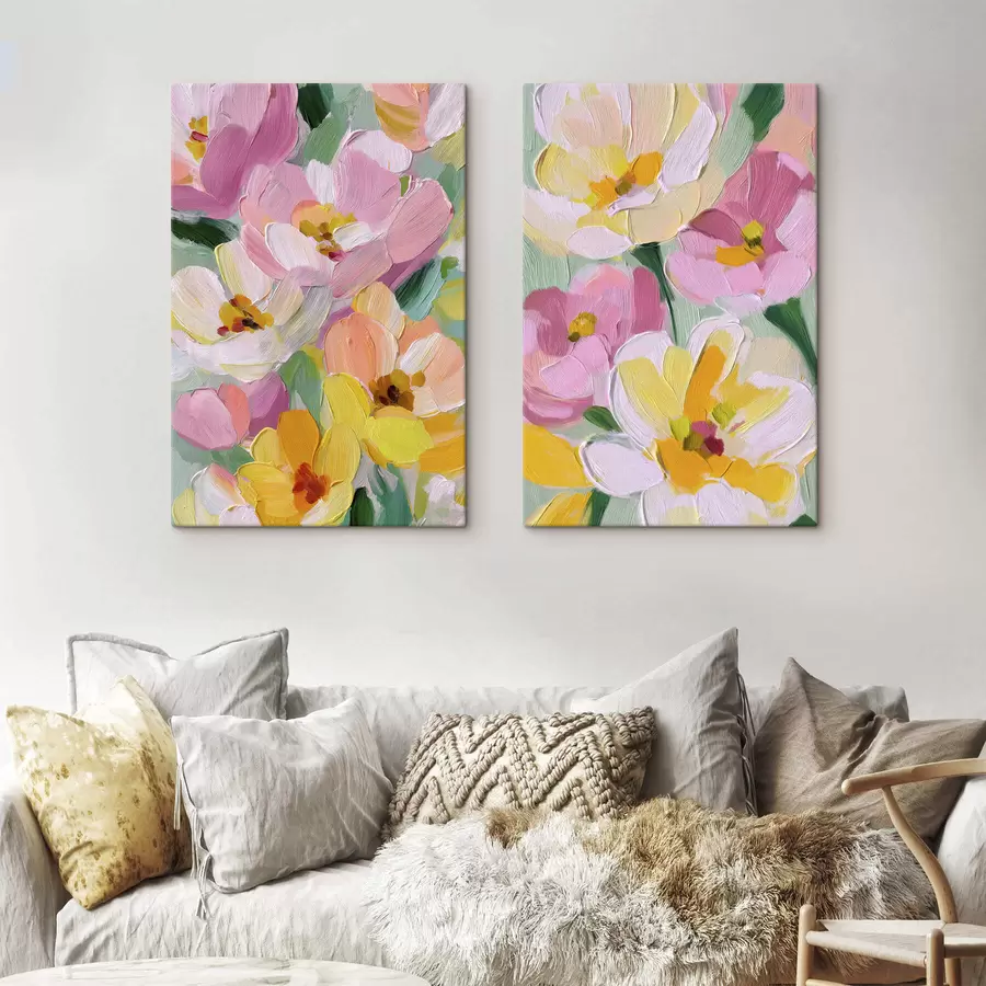 wall murals Bright flowers m30285