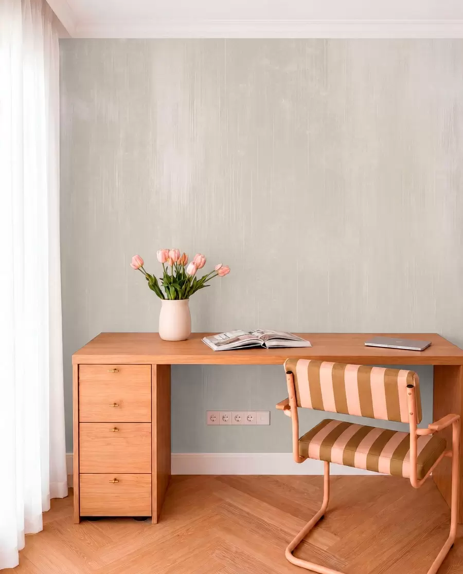 wall murals Light beige background with subtle vertical texture w05121
