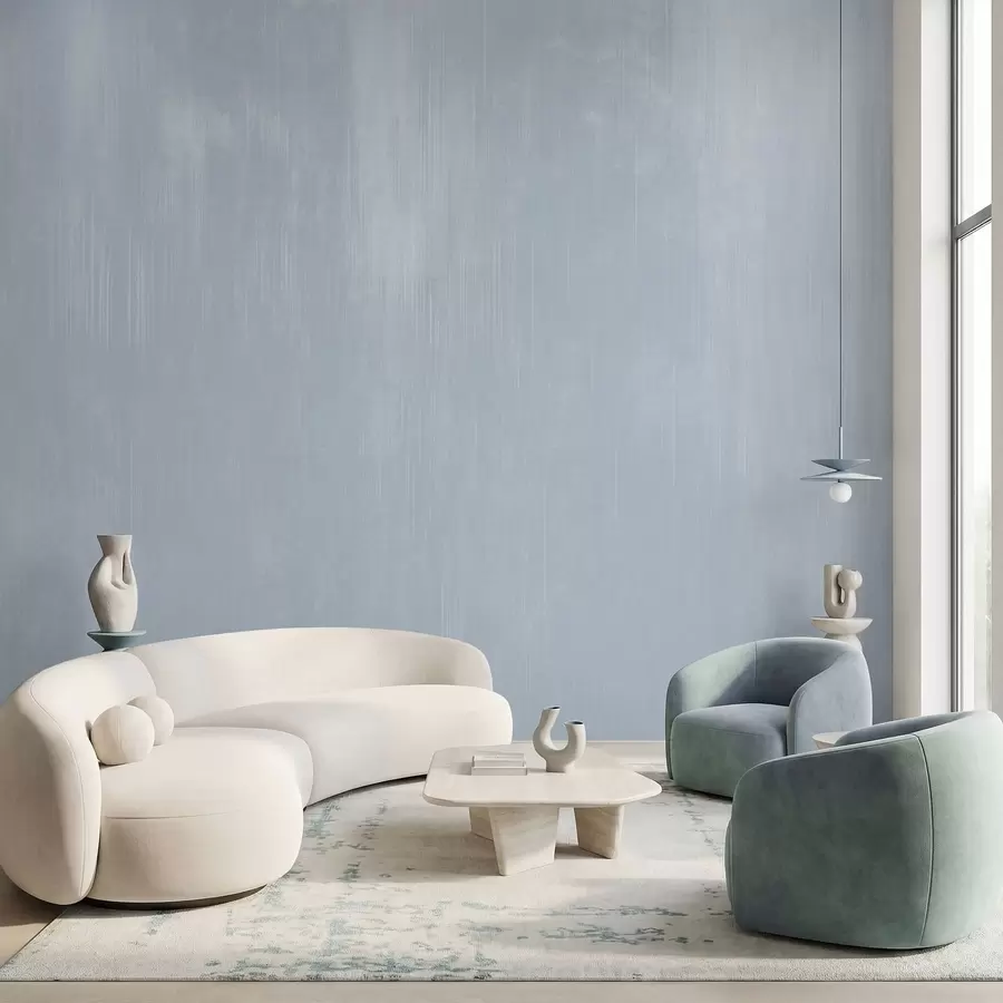 Wall Mural Photo Wallpaper Light blue background with soft vertical texture w05121v1