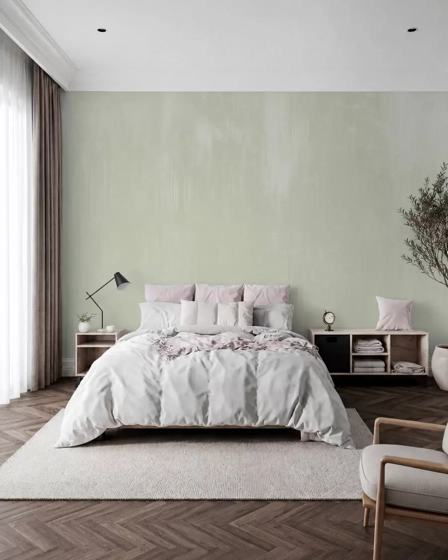 wall murals Pale green background with light vertical texture w05121v3