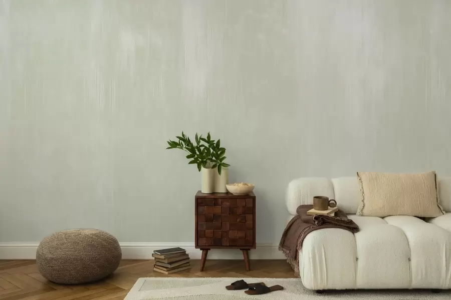 murales Fondo verde pálido con una ligera textura vertical w05121v3