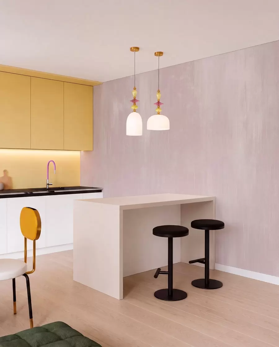 wall murals Soft pink background with delicate vertical texture w05121v2