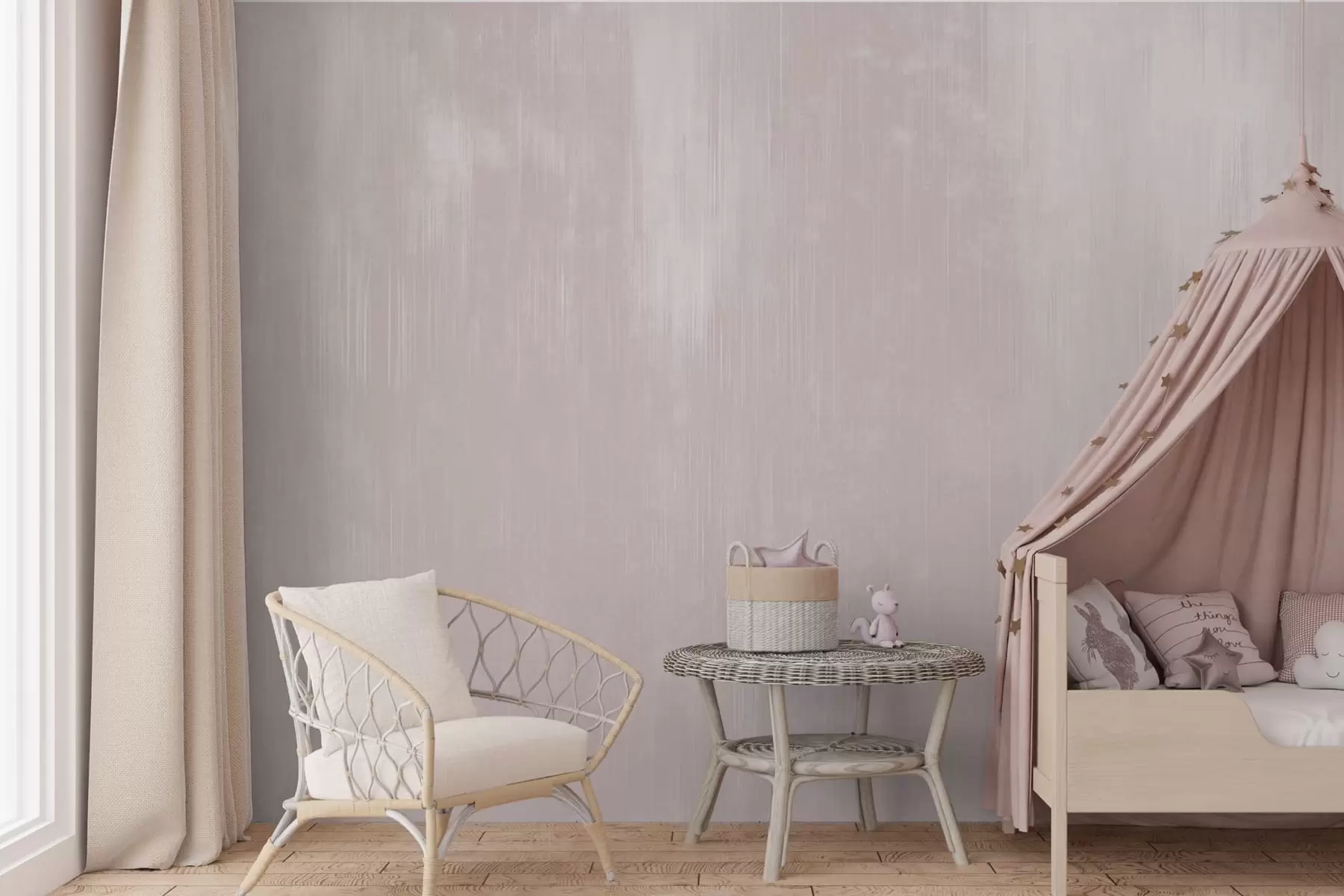 murales Fondo rosa suave con una delicada textura vertical w05121v2