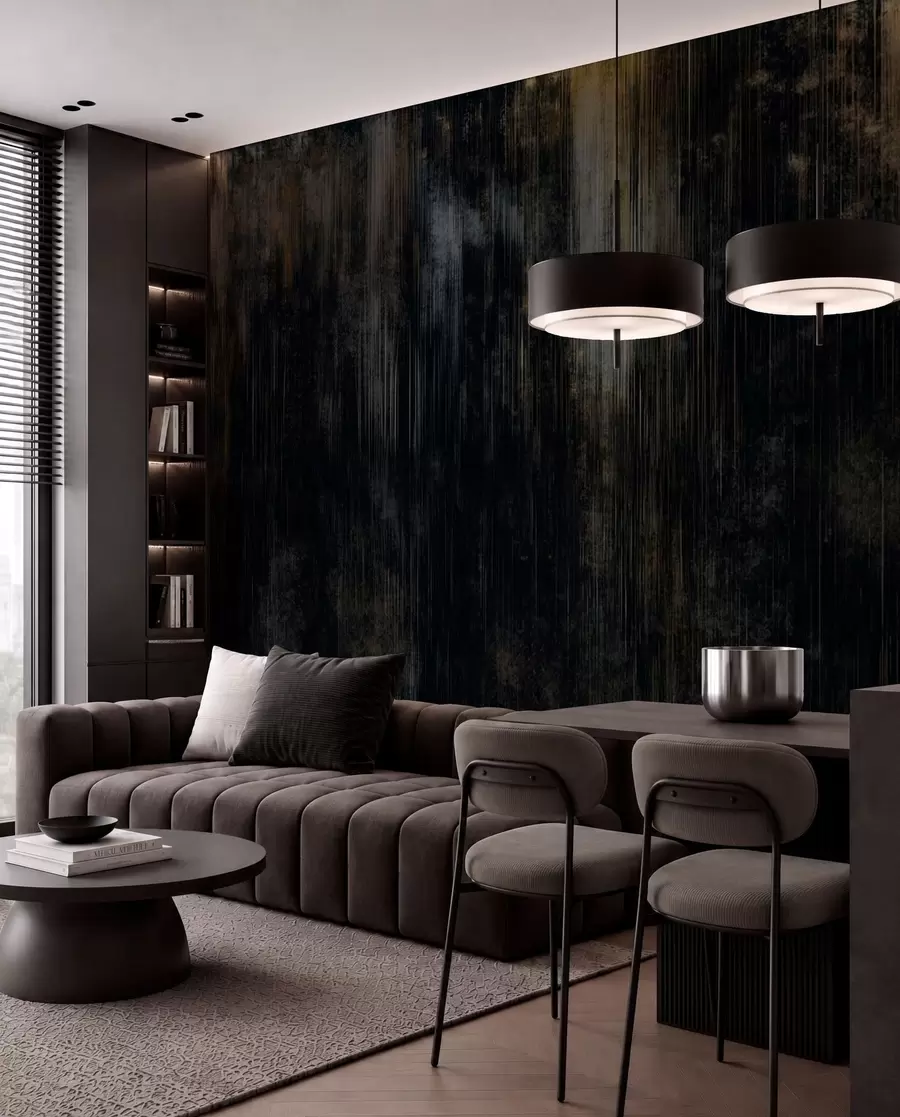 peintures murales Fond abstrait sombre avec des stries verticales w05121v5