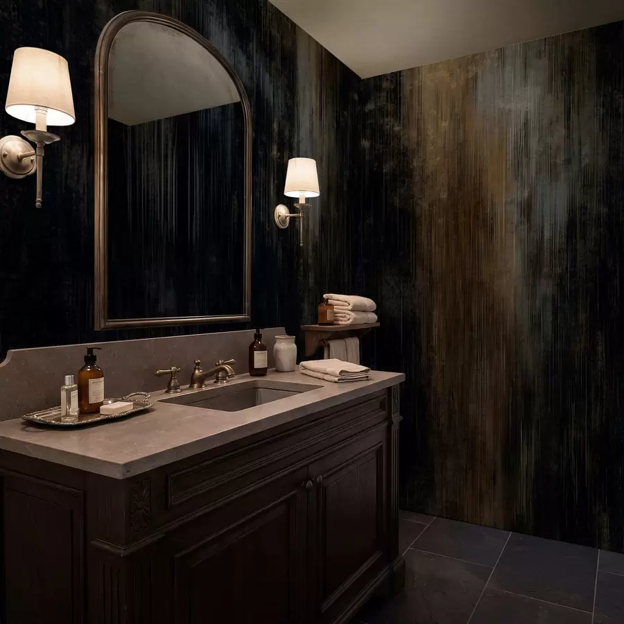 peintures murales Fond abstrait sombre avec des stries verticales w05121v5