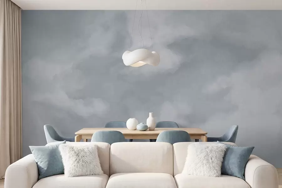 murales Fondo difuminado y suave en tonos gris claro w05426v1