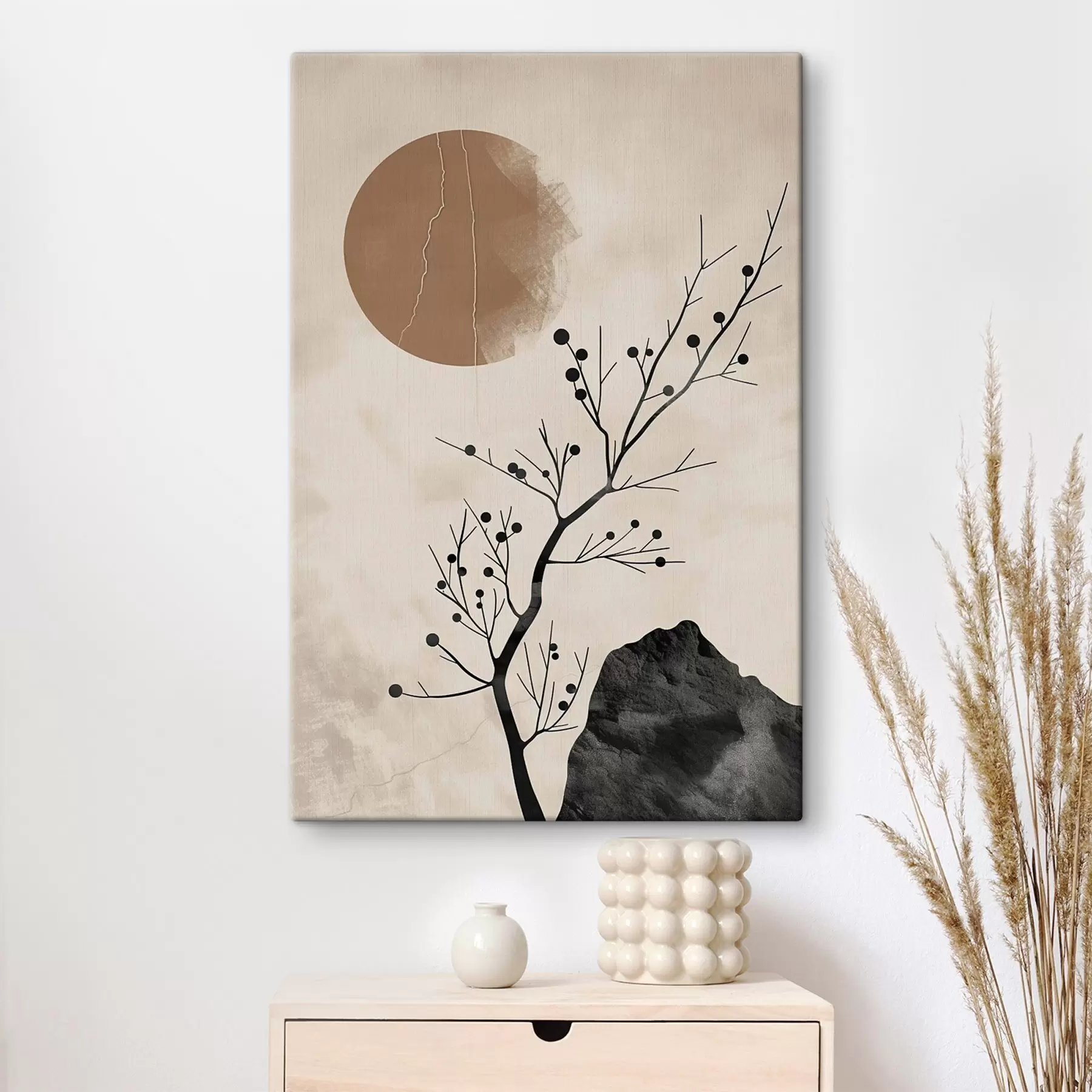 murales Estilo japonés, serenidad y equilibrio s48631