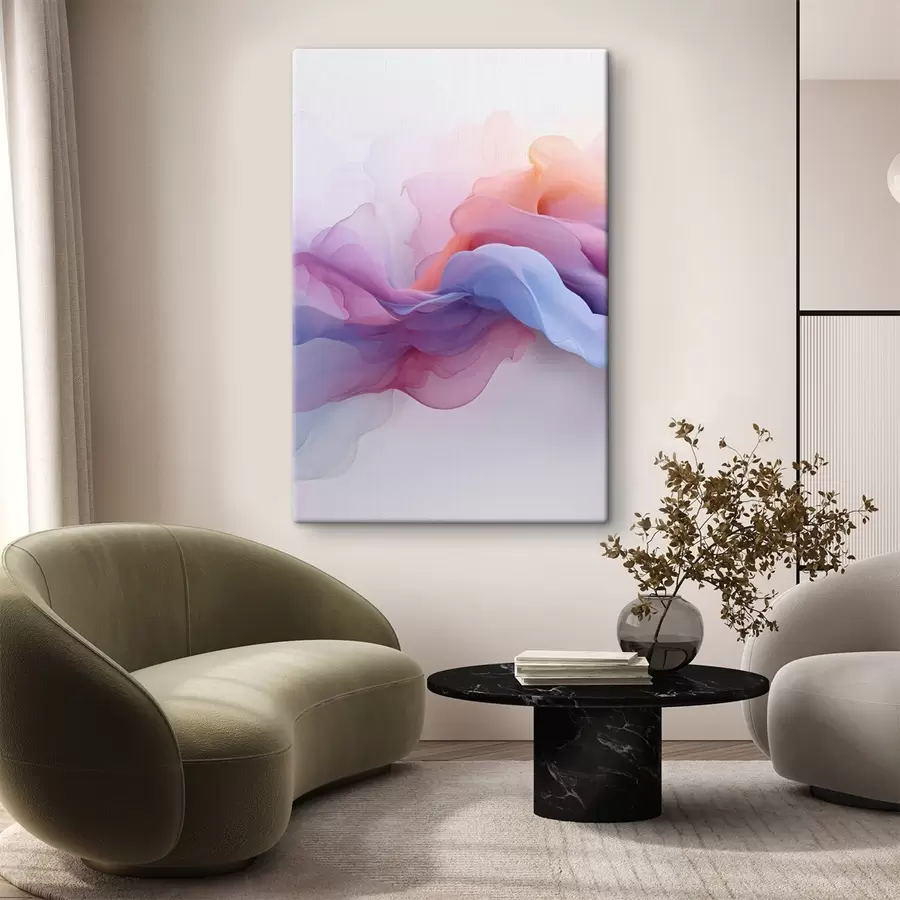 wall murals Abstract pink and purple s48637